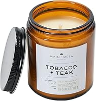 Vista 7 de Main + Mesa Vela en tarro de vidrio ámbar con tapa ámbar, 6.5 onzas, tiempo de combustión de hasta 32 horas