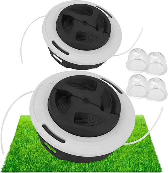 (2pc) FS90 FS91 C26-2 Trimmer Head 4002 710 2169 Fits Stihl FS55, FS56RC, FS70, FS80, FS85, FS87, FS90, FS91, FS100, FS111, FS130 Brushucutters Bump Feed Weed Eater with 4 Primer Bulbs 4226 121 2700