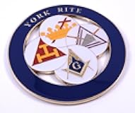 Car Chrome Decals York Rite Royal Arch Masonic 3