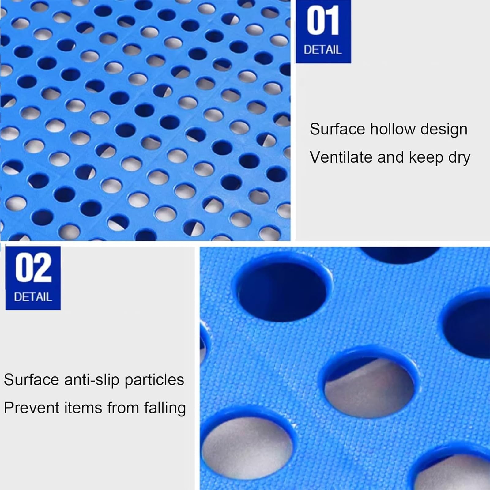 Palety Plastikowe, Lekka, Wodoodporna Paleta Podłogowa, 4 Sztuki, Oddychające Kratki HDPE, Regały na Artykuły, 100x50x5cm, do Garażu, Supermarketu i Piwnicy(Green)