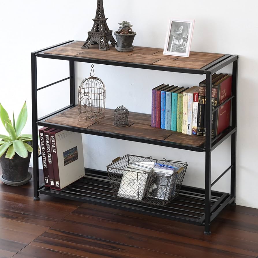 アイアンラック　ブロカント　ブルックリン Amazon｜SEED(シード) オープンラック 900×374×740mm ブルックリン