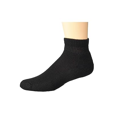Thorlos Running Mini Crew Single Pair Quarter Length Socks Shoes Black