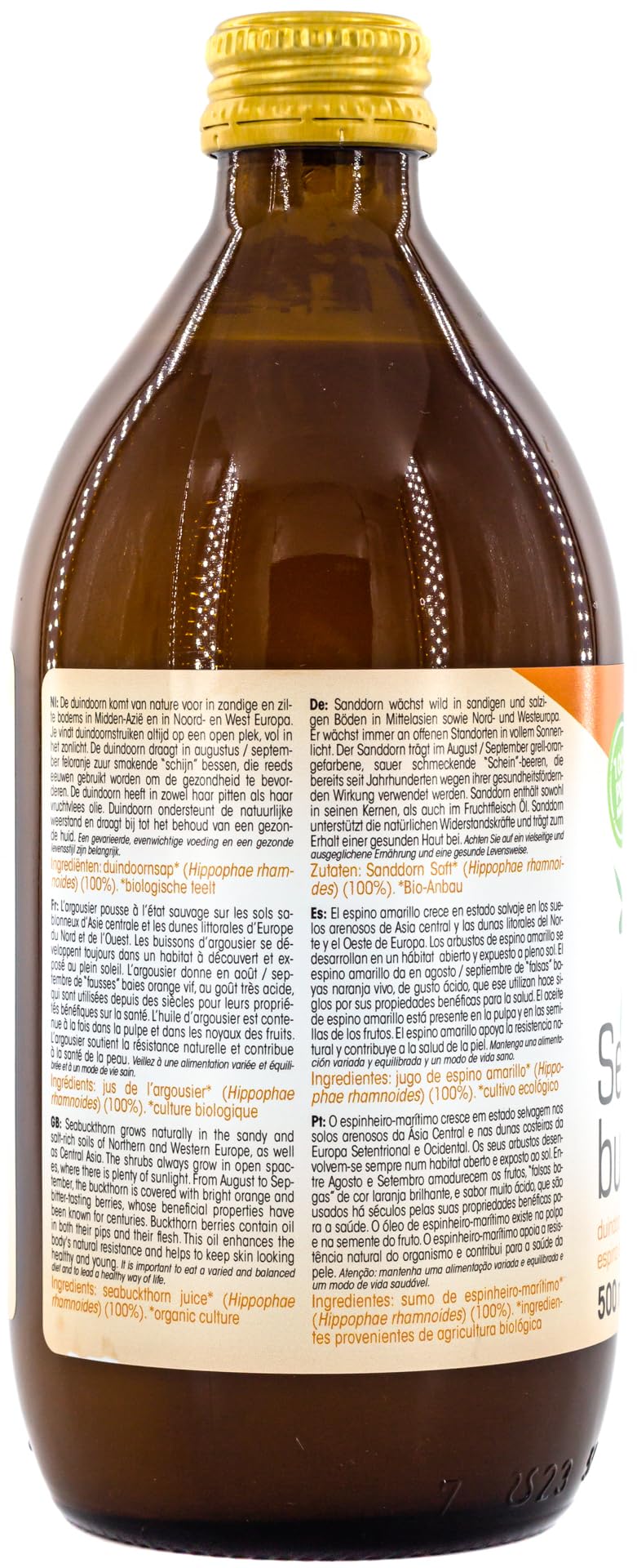 BIOTONA JUGO DE ESPINO AMARILLO 500ml - Multifunktionsprodukt, 500 ml