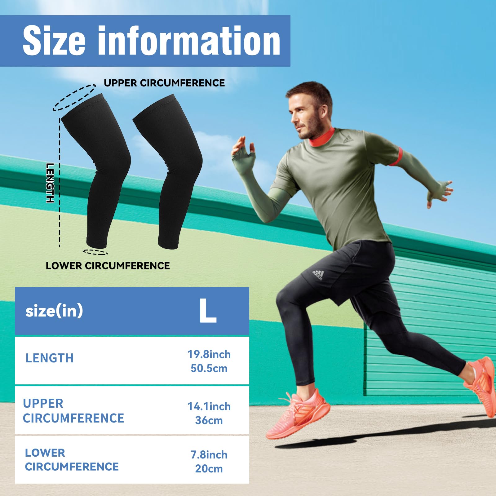 (only 5)10 Pcs Knee Brace Undersleeve Large Size Leg Compression