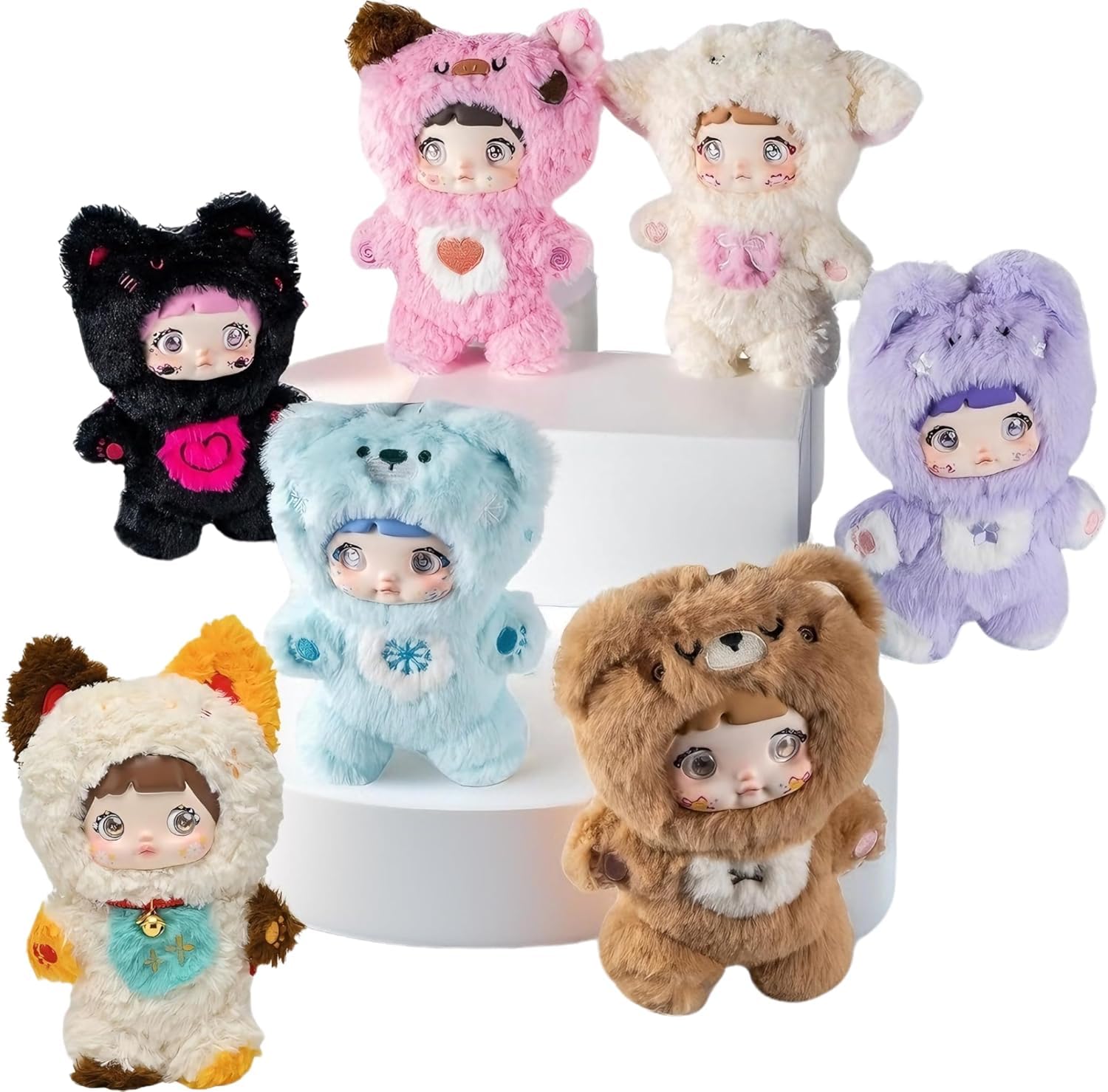 nommi ぬいぐるみ　baby TOPTOY Nommi baby 米宝系列毛绒盲盒 🌟 くるくるきらきらおめめ