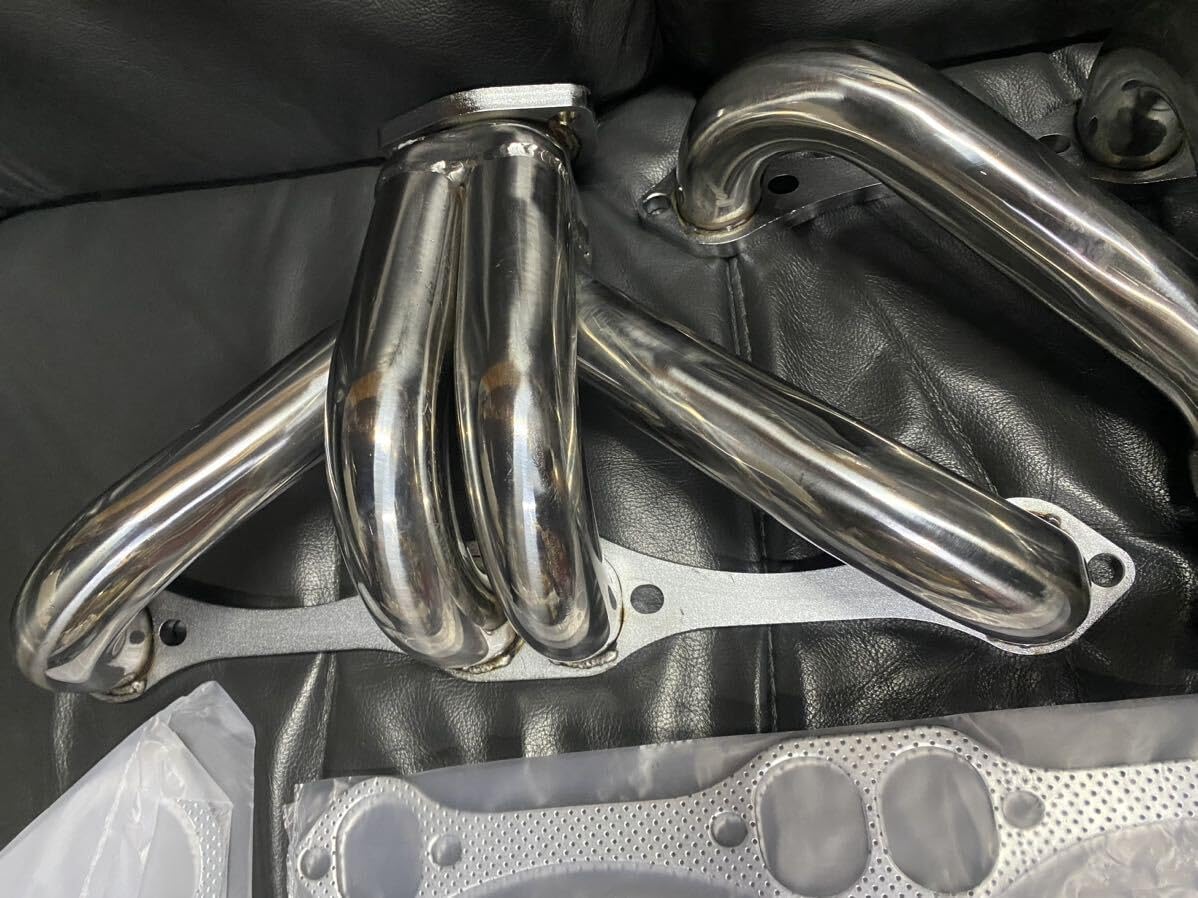 シボレー スモールブロック用 へダース インパラ ポリッシュ ステンレス