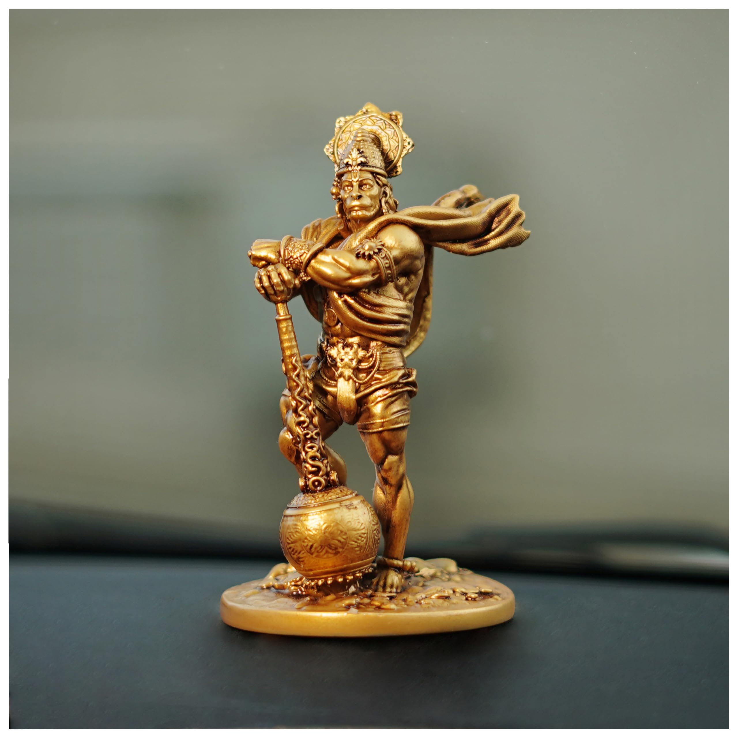 Statue Hanuman Ji anti stress pour tableau de bord voiture et securite route
