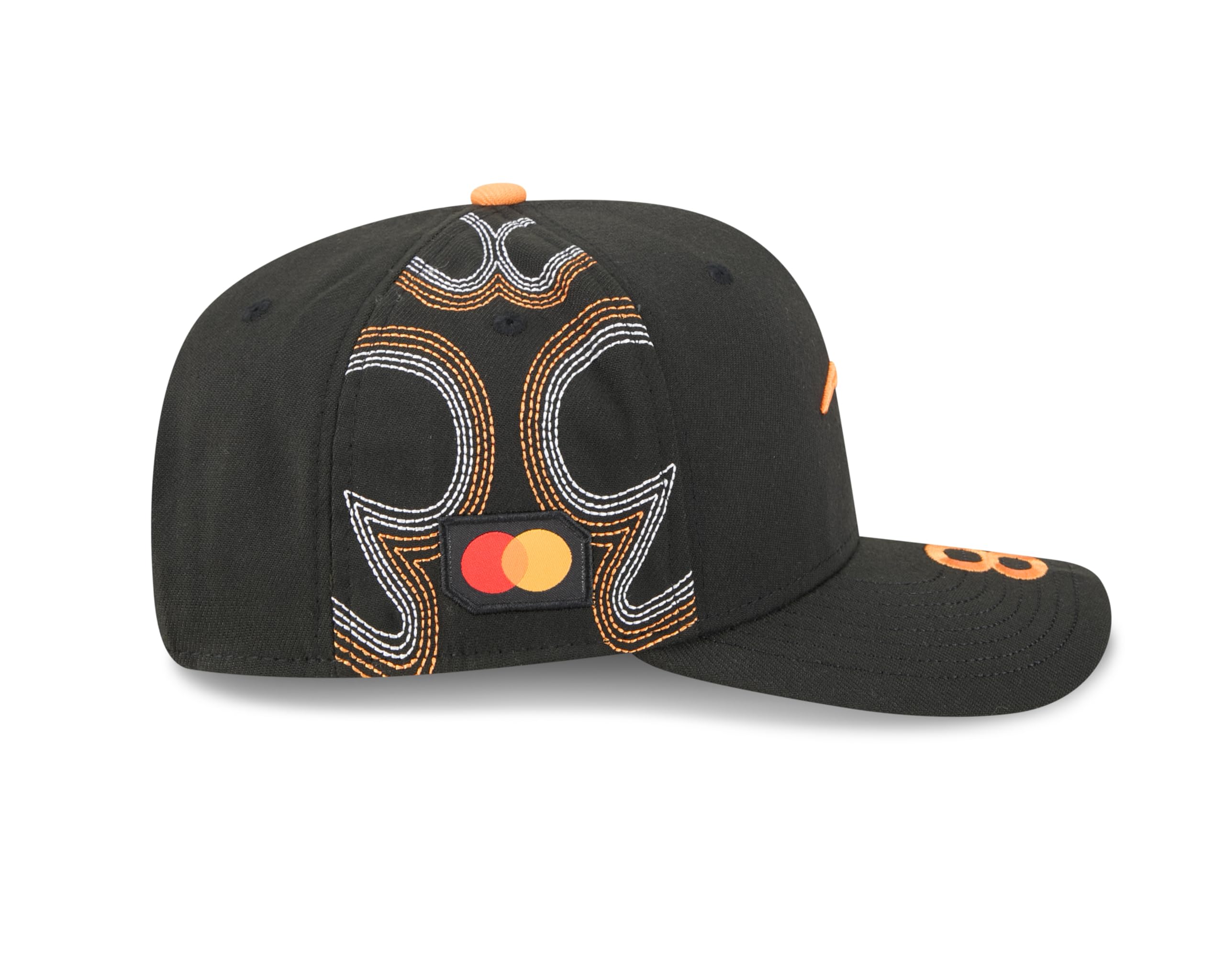 New Era McLaren F1 Team Offizielle 2025 Merchandise Austin Texas USA GP Special Edition Oscar Piastri Drivers Baseball Cap Schwarz