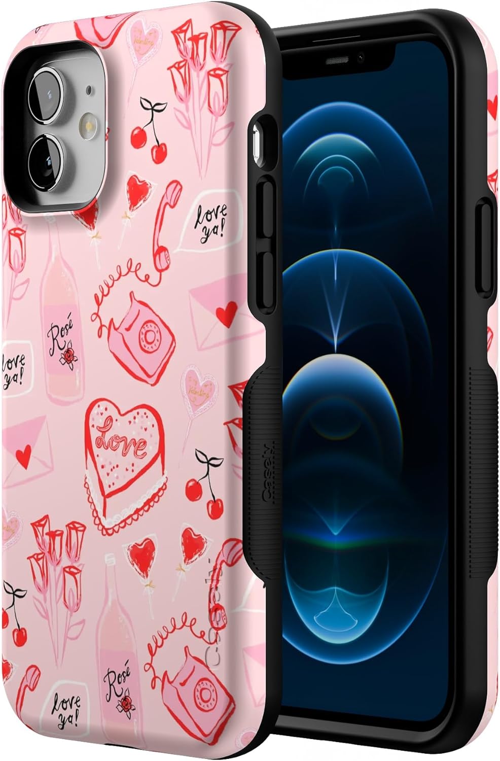 Casely iPhone 12/12 Pro Case | That's Amore | Valentine's | Bold Protective Design | Compatible with MagSafe