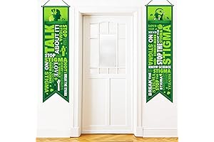 Blulu Classroom Decorations Motivational Porch Sign Inspirational Door Banner for Mental Health Awareness