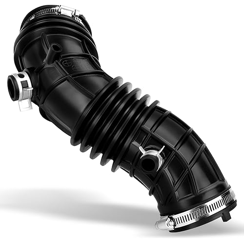 Honda Air Cleaner Intake Hose Tube with Clamps for 2009-2012 Accord 4 Door Sedan (2.4L, OEM# 17228-R40-A00 696-052)