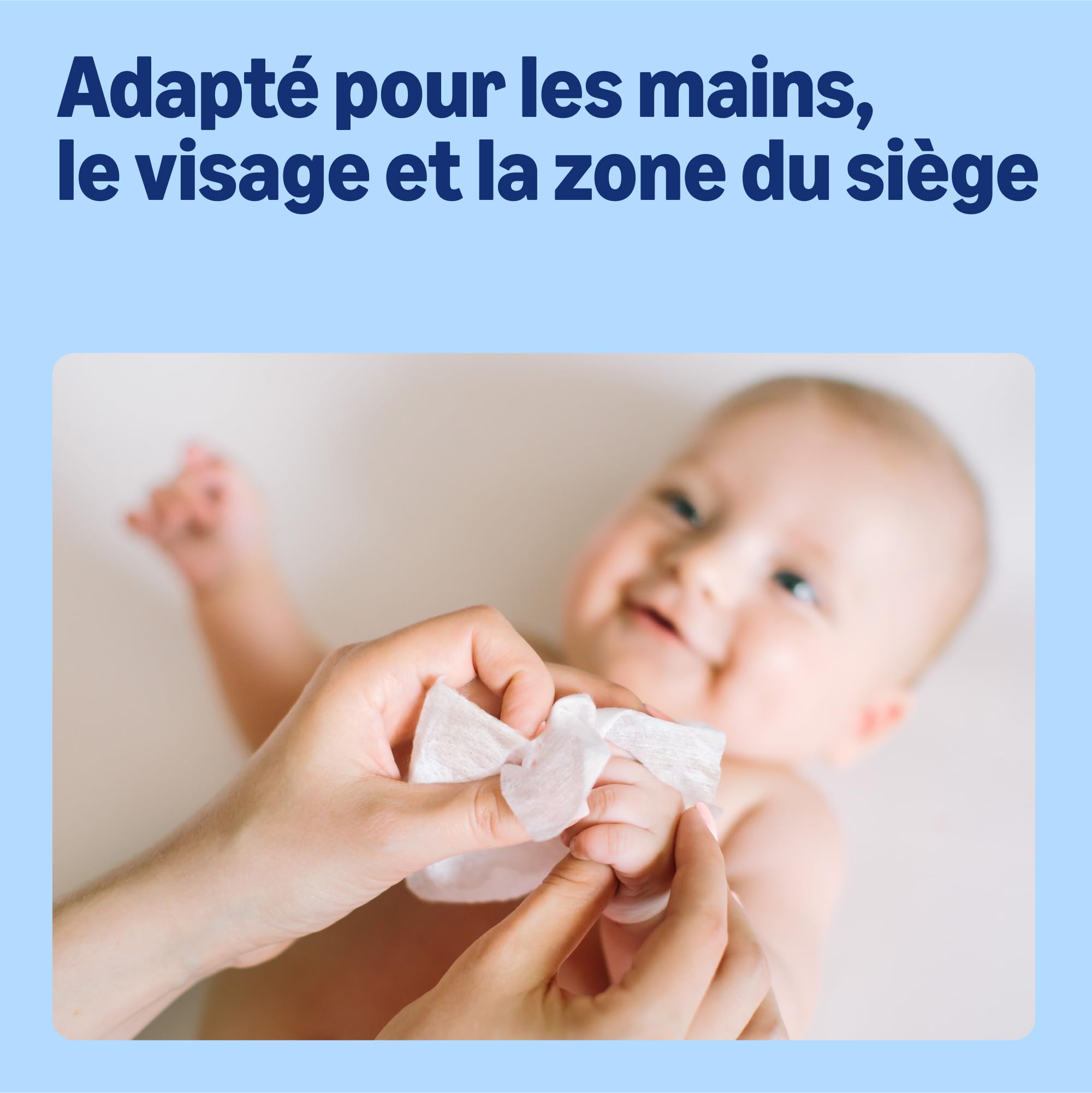 by Amazon Lingettes bébé ultra-douces, 1080 lingettes, non parfumées, lot de 18 paquets de 60