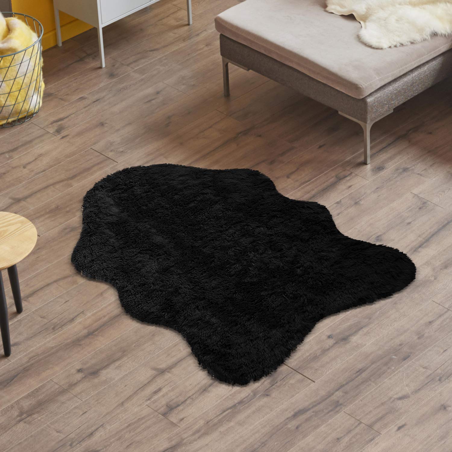 Kozzy Home Dekoratif Post Halı, Siyah 90x140