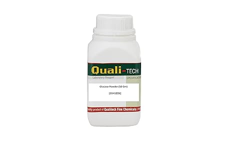 Quali-Tech Chem Glucose Powder (50 Gm), [C6H12O6], CAS Number: 50-99-7