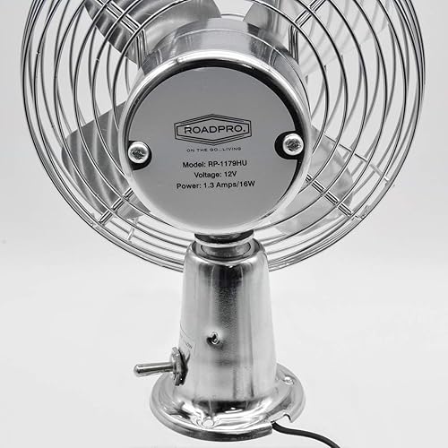 Miniatura 3 de RoadPro Ventilador de coche RP-1179, resistente, 12 V, metal, 7.5 pulgadas