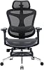 SIHOO Doro C300 Ergonomic Office Chair with Dynamic Lumbar Support 3D Armrests & Adjustable Backrest Footrest for Comfort Home Office Desk Chair - Black