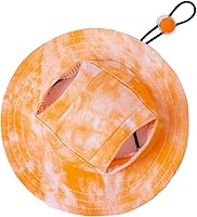 Vista 10 de Sombrero para mascotas con agujeros para las orejas, protector solar, gorra de béisbol adecuada para perros pequeños y medianos, sombrero de Rosa