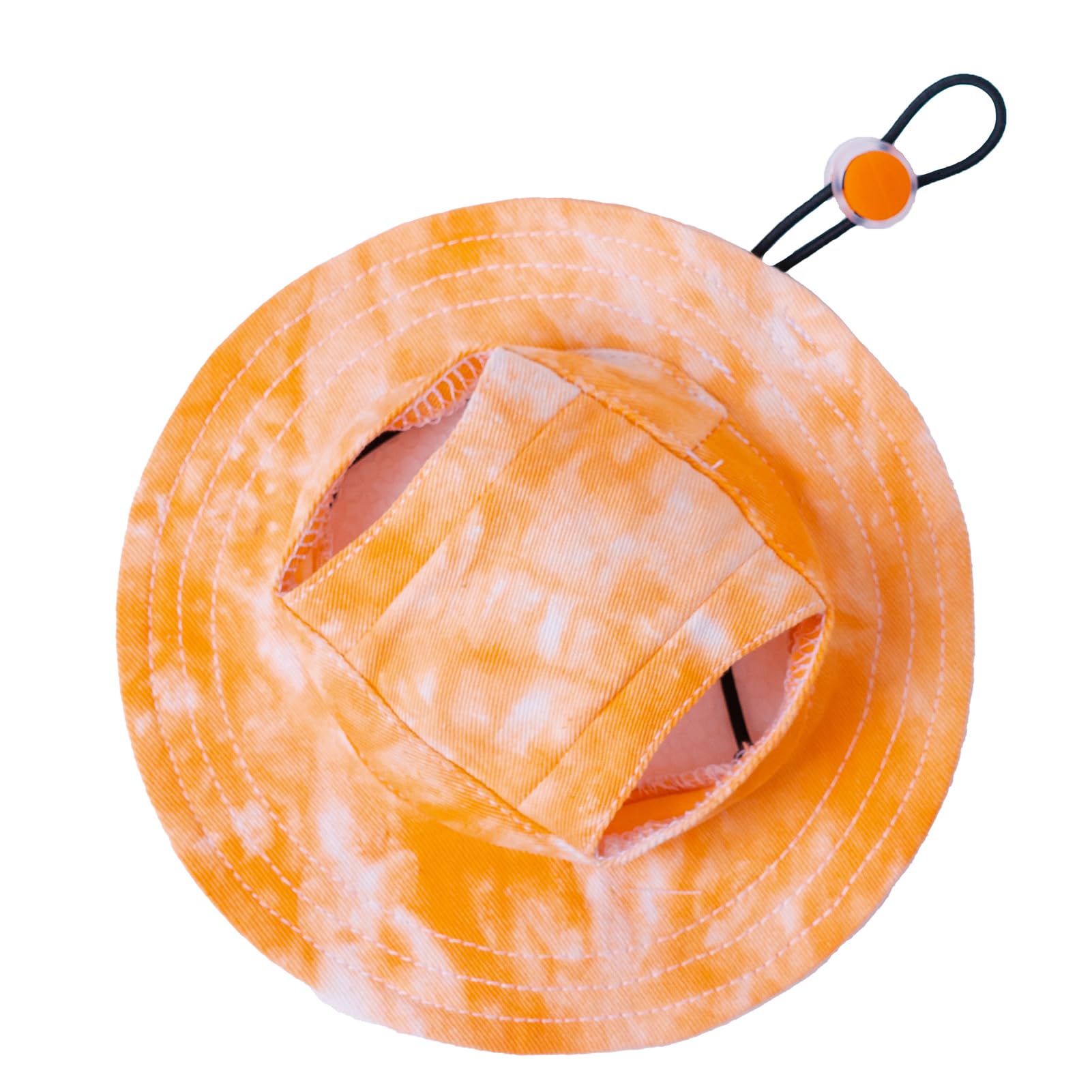 Casquette de baseball pour animaux de compagnie : chapeau été taille M orange pour petit chien