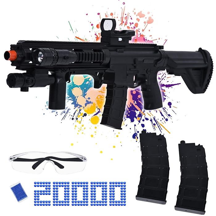 Buy Automatic Electric Gel Ball Blaster, M416 Splatter Ball Gun, Splat