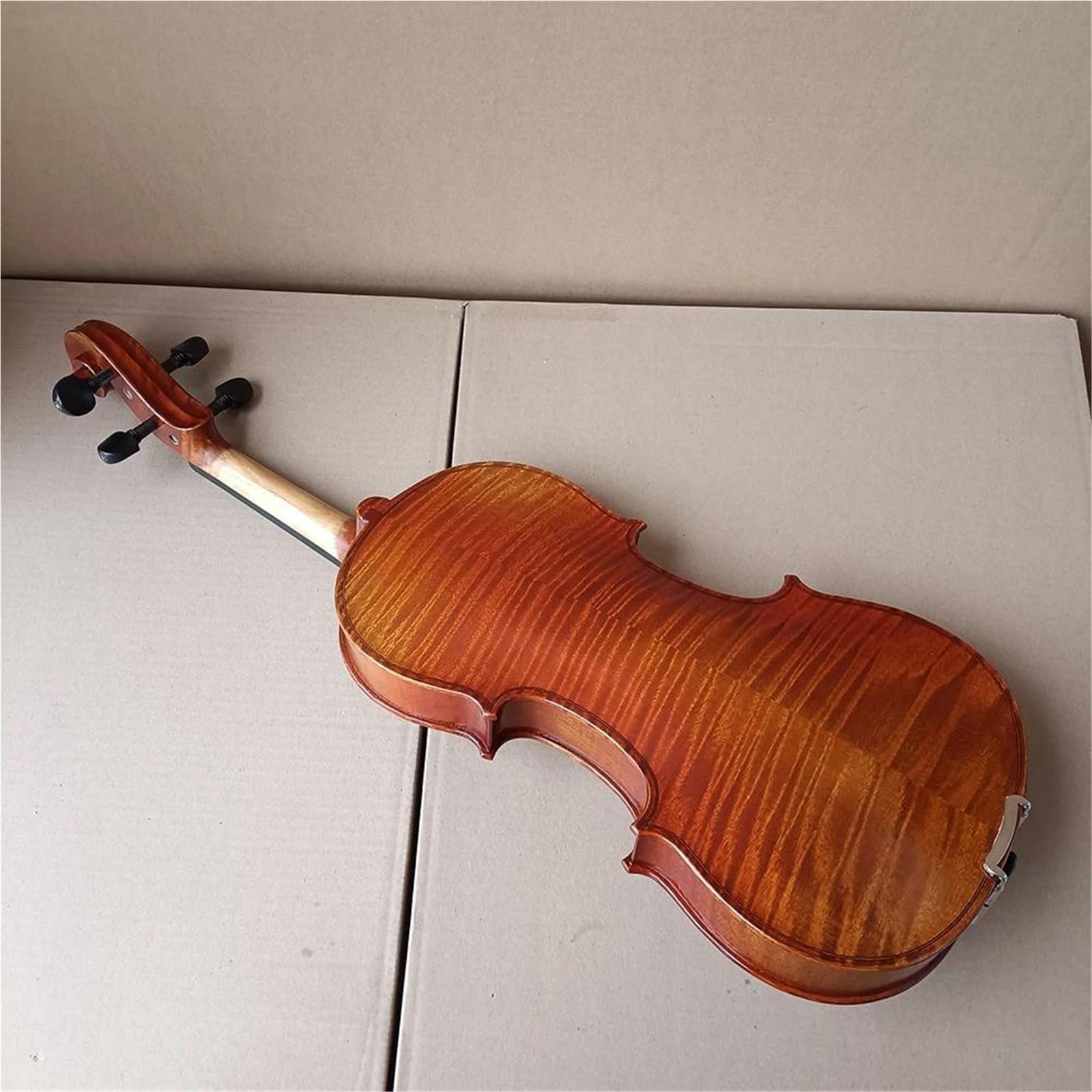 Violín Conjunto De Violín 4/4 Hecho A Mano | Arce Flameado Seleccionado | Barniz al óleo vintage