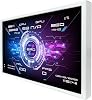 VSDISPLAY Portable White 8 inch 1280x800 350 nits IPS LCD Display, for PC Case Monitor,Dynamic Theme Supported