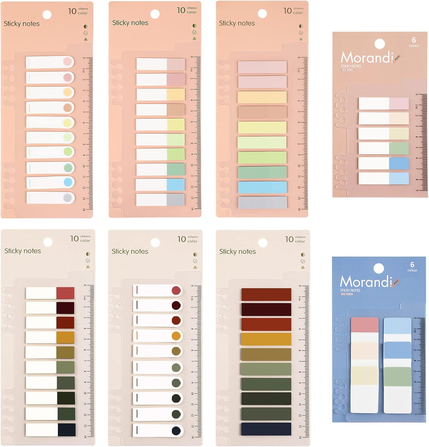 Leucasa 900 Pièces Marque Page Adhesif 9 Couleurs Feuillets