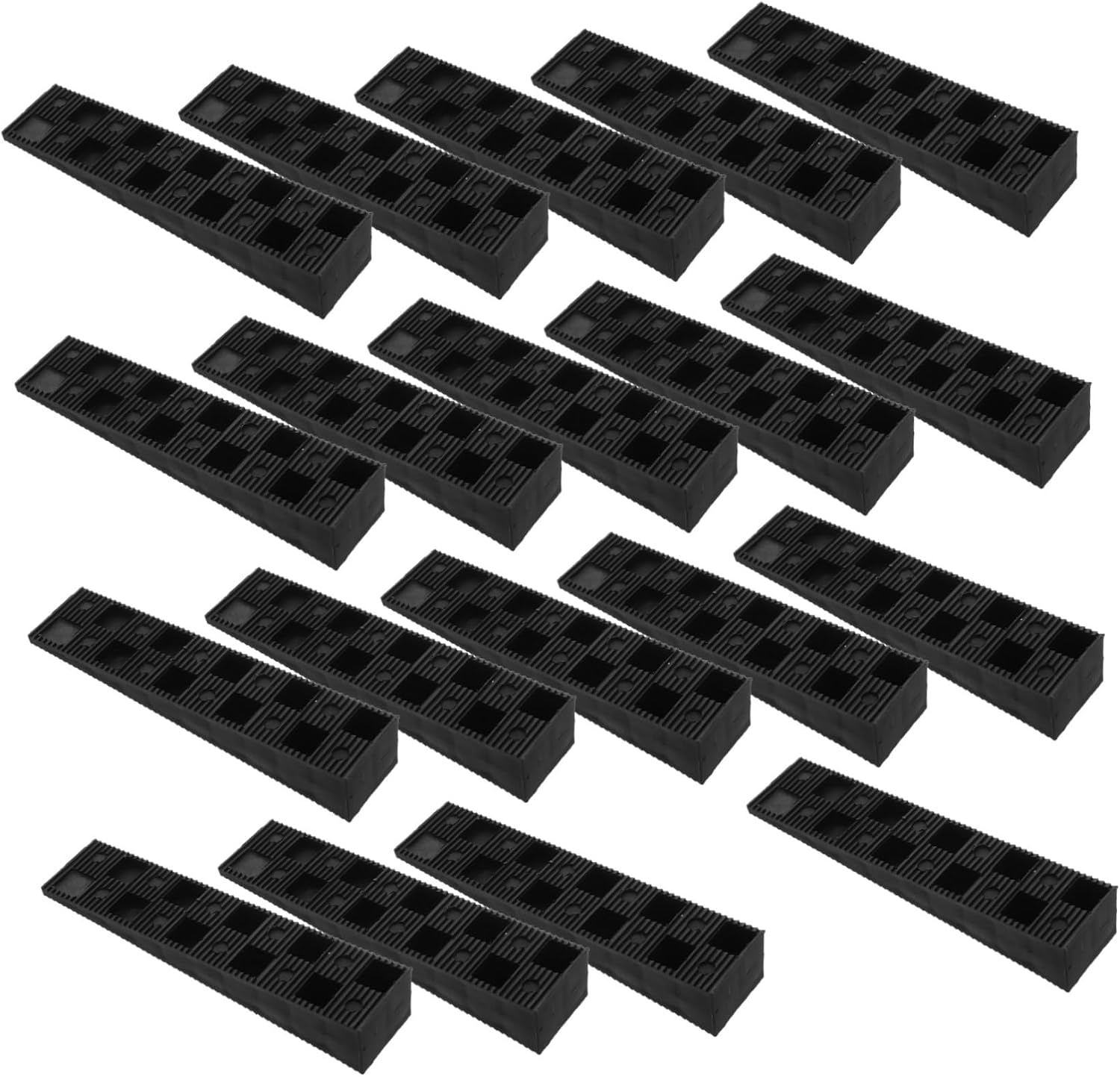 20pcs Adjustable Plastic Wedges for Leveling Doors Windows and Furniture Multi Functional Installation Shims for Home and Construction Use Durable Versatile