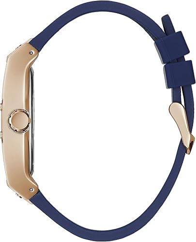 Vista 2 de GUESS Reloj multifunción con esfera expuesta en tono dorado