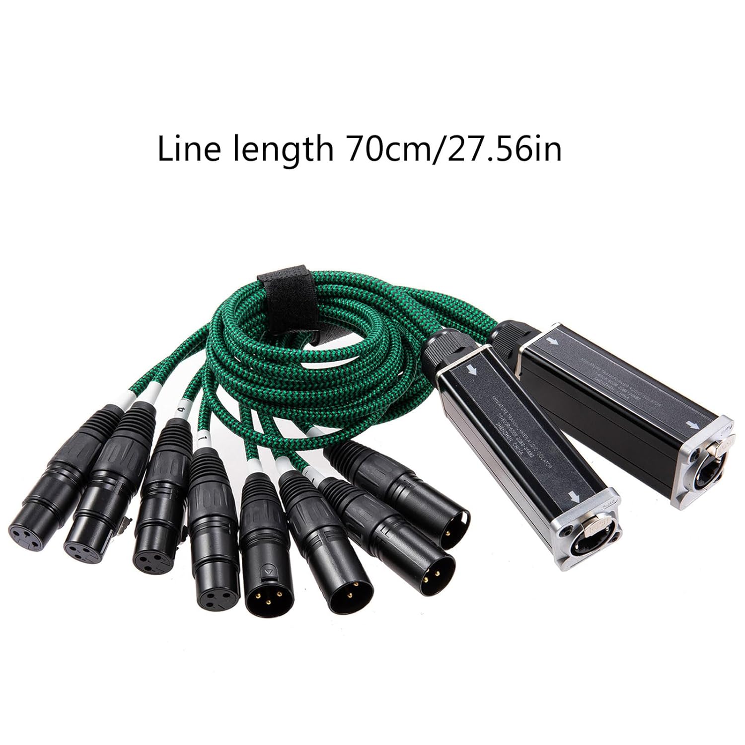 Portable Snake Cable to Cable for Stage and Live Sound Performances Stage Accessory 70cm