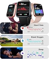 Vista 3 de Reloj inteligente para hombre, responder/hacer llamadas, Alexa integrado, pantalla táctil de 1.85 pulgadas, rastreador de actividad física