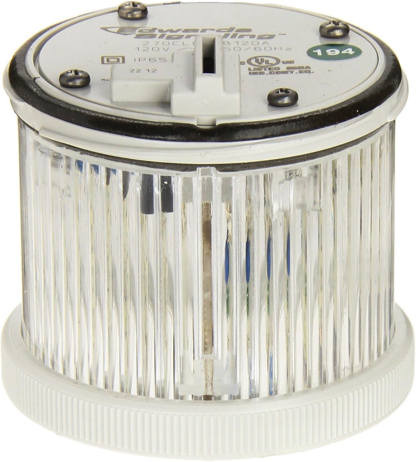 Edwards Signaling 270CLEDMB120A ClearView Stacklight, 70mm