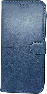 غطاء حماية قلاب مضاد للصدمات متوافق مع شاومي بوكو M3 من متجر عمارة (أزرق)، جلد