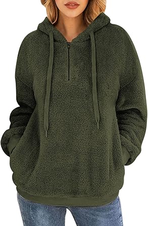 oversized fleece zip up
