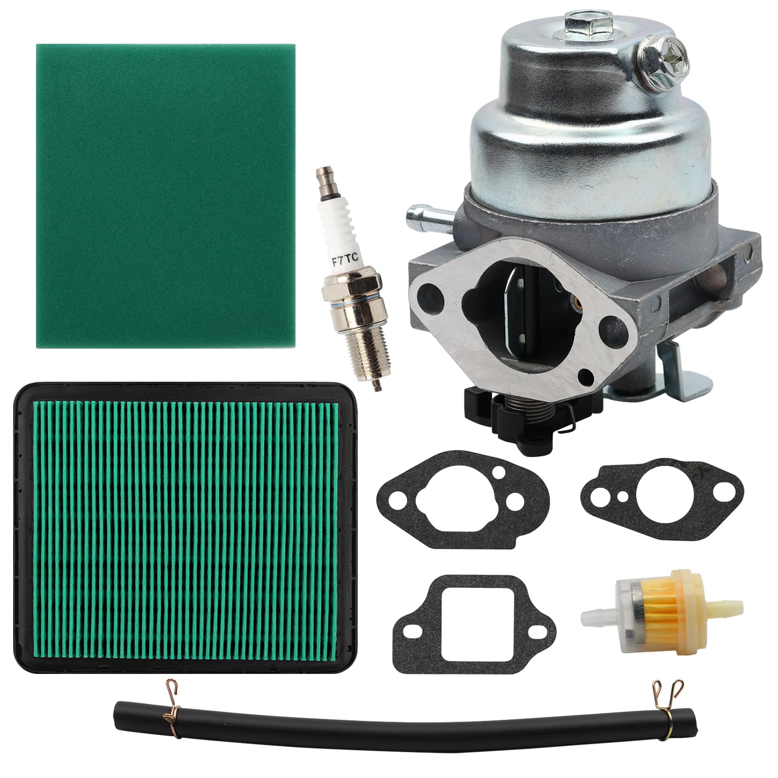 Carburatore per Honda GCV160 GCV135 GC160 GC135 GCV160-OHC Tagliaerba e Motore, Rasaerba Accessorio Ricambi GCV 160 Carburatore Kit con Guarnizione, Candela, Filtro Aria