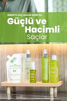 Bade Natural Biberiye Suyu Dökülme Karşıtı Saç Toniği%100 Doğal 30 ml