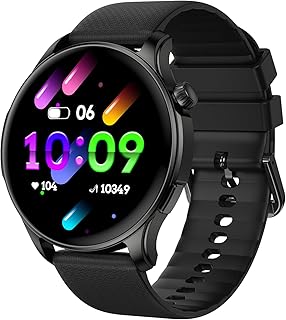 Smart Watch for Men Women Fitness: Waterproof Running Digital Mens Watches Step Pedometer Tracker Make Answer Call Smartwatch Android Phone SpO2 Sleep Heart Rate Monitor