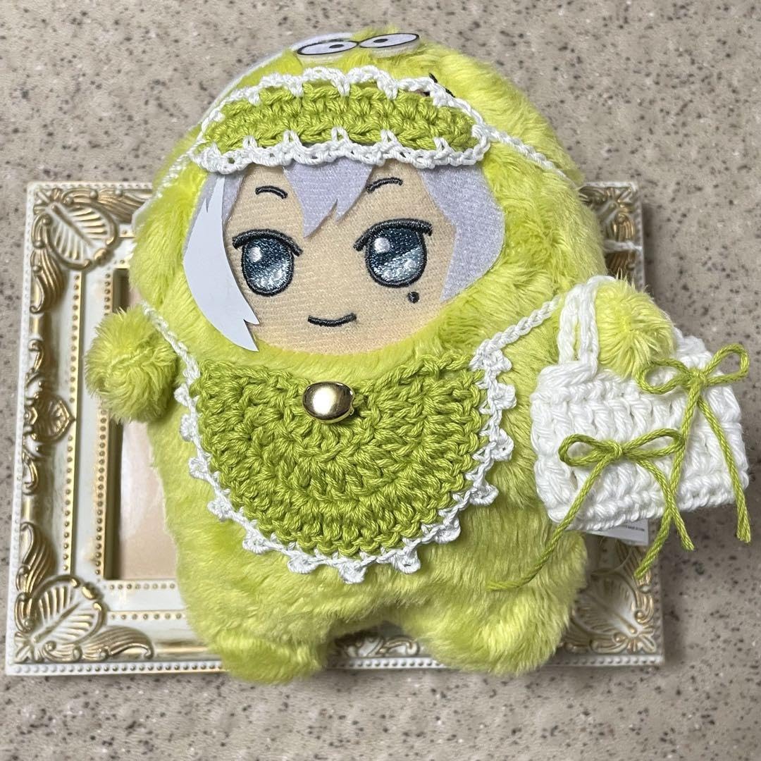 Amazon.co.jp: 用 ヘッドドレス 帽子 スタイ まえかけ セット ぬい服