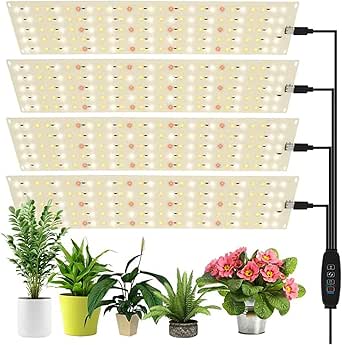 植物育成ライト LED 60W パネルIP65温白色 256LEDフルスペクトル Amazon.co.jp: 植物育成ライト LED 60W パネル【放熱効率UP