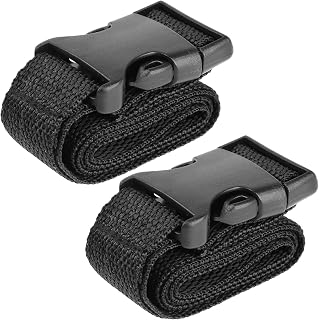 39 Inch Soft Loop Tie Down Straps - Adjustable Buckle Battery Box Straps for Cars, Trucks, Boats (2 PCS)
