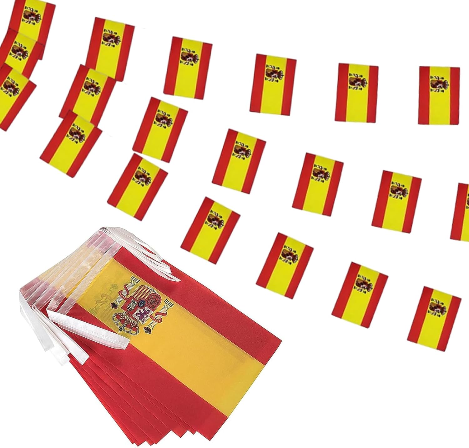 Amazon.com : GSYLPFT Spain Flags Spanish String Flag Banners for ...