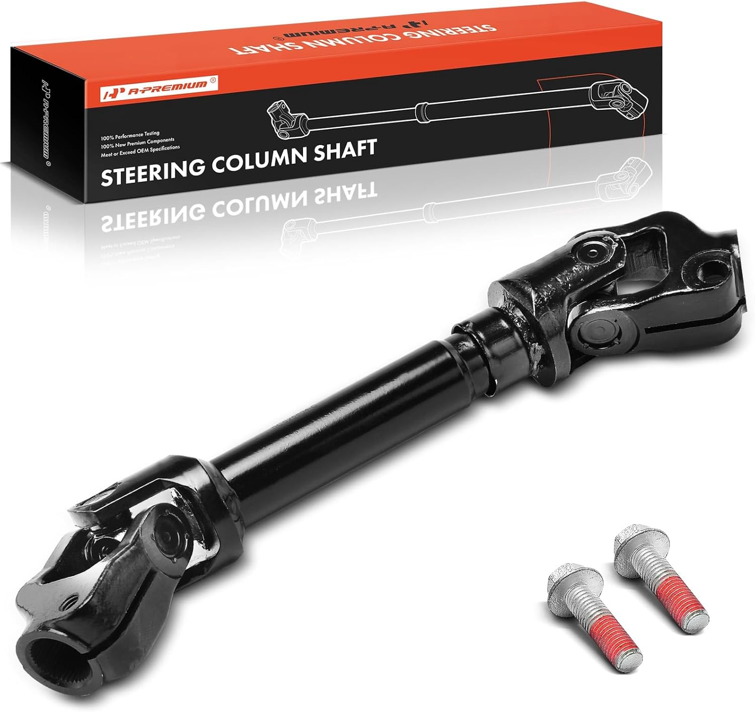 A-Premium Lower Steering Shaft Steering Column Shaft Compatible with Hyundai Sonata 2012-2014, Kia Optima 2011-2015, Replace # 564002T501