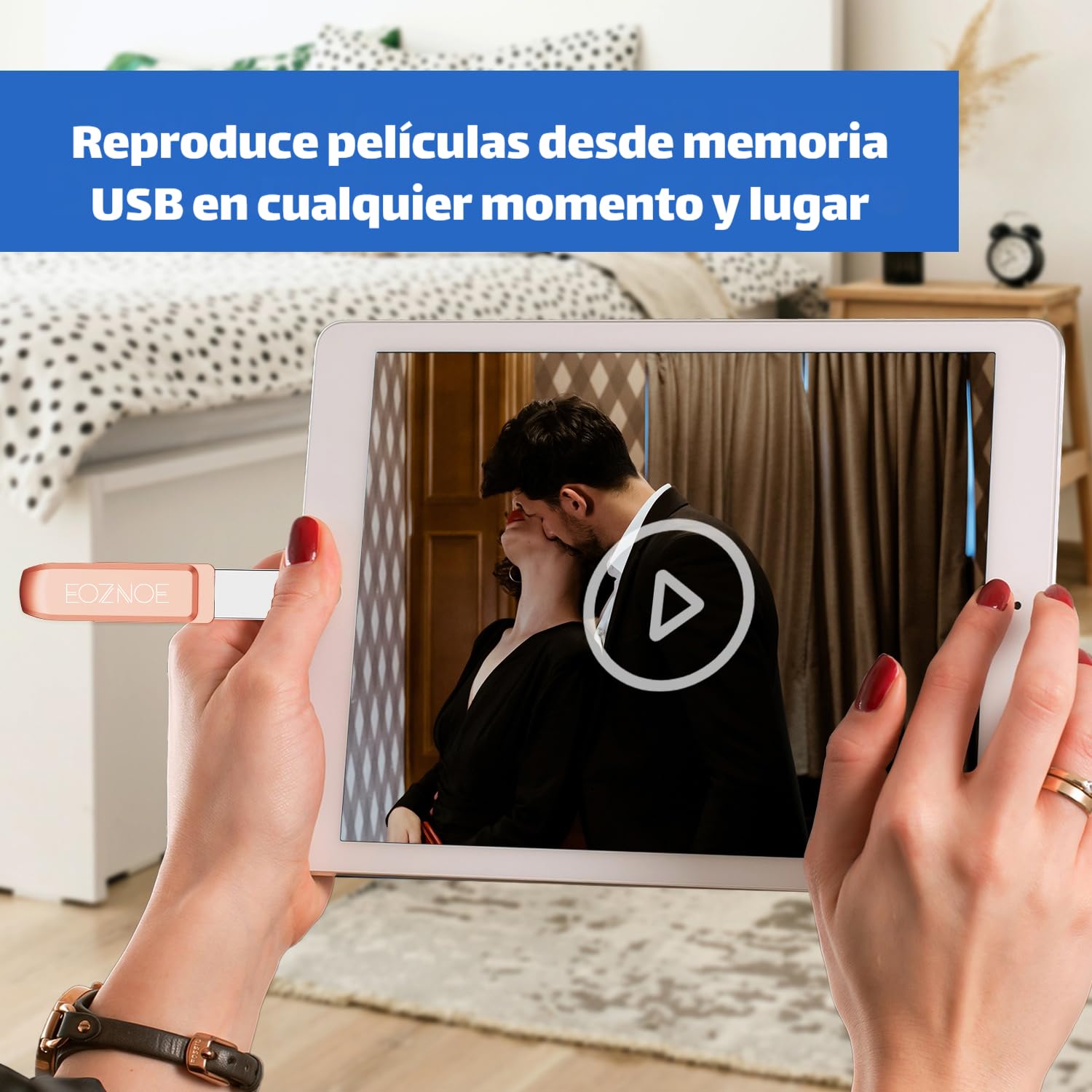 Pendrive 256GB para iPhone, Memoria USB iPhone para Sin Aplicación Guardar Fotos y Videos,Pen Drive Compatible con OTG Phone/iPad/Mac/Tablet/PC…