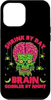 iPhone 13 Pro Max Shrink By Day, Brain Gobbler By Night Halloween Lazy Costume Case