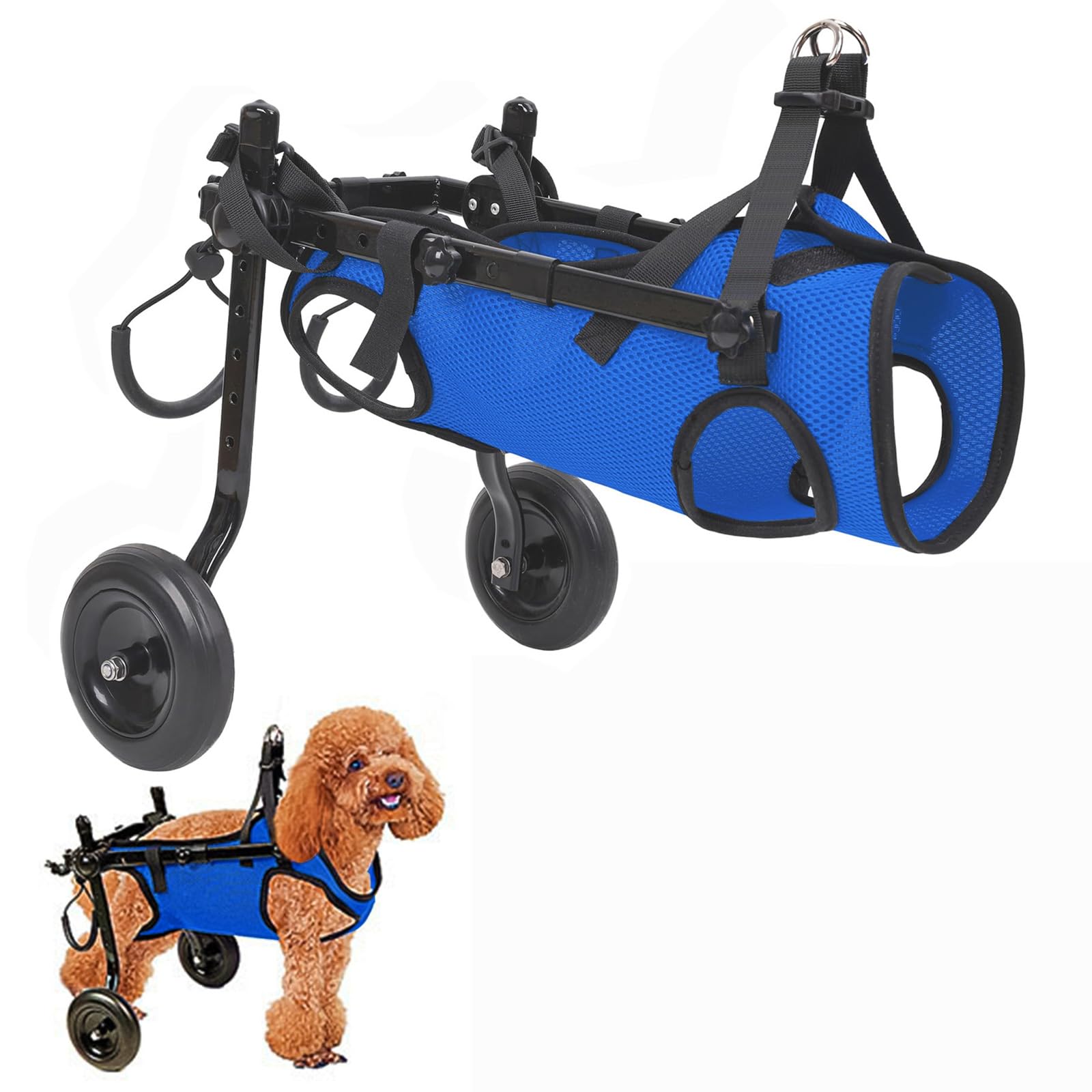Fauteuil roulant pour chien réglable petit chien pattes arrière