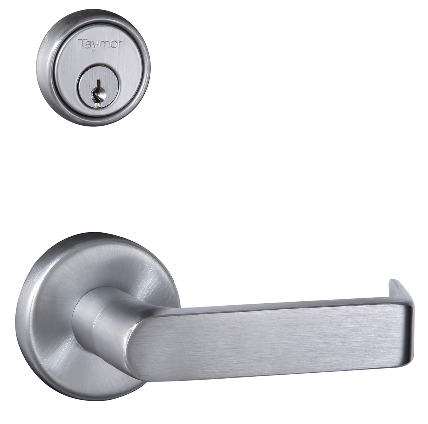 Taymor Duke Commercial Mortise Leverset, Apartment (Satin Chrome)