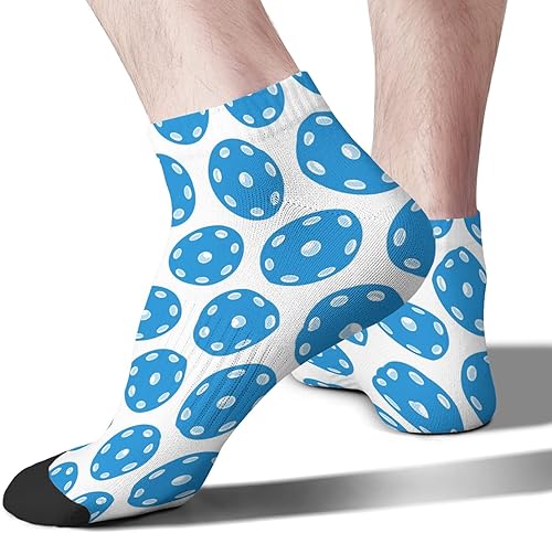 Miniatura 2 de devor Calcetines para hombre, calcetines para hombre, calcetines tobilleros humor, calcetines de pelleball, Blanco