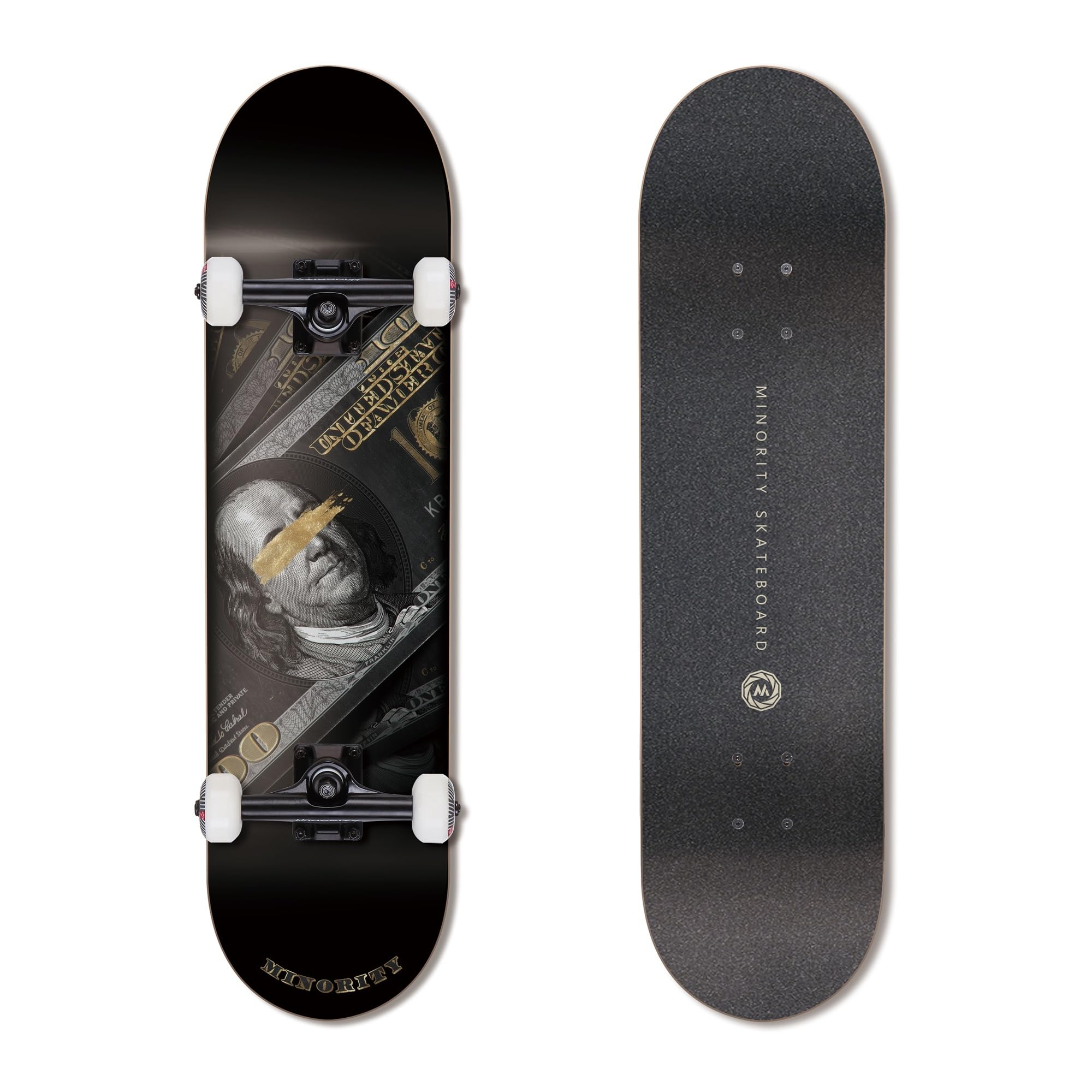 Minority Skateboard en érable pour débutants, intermédiaires et Professionnels 81,3 cm