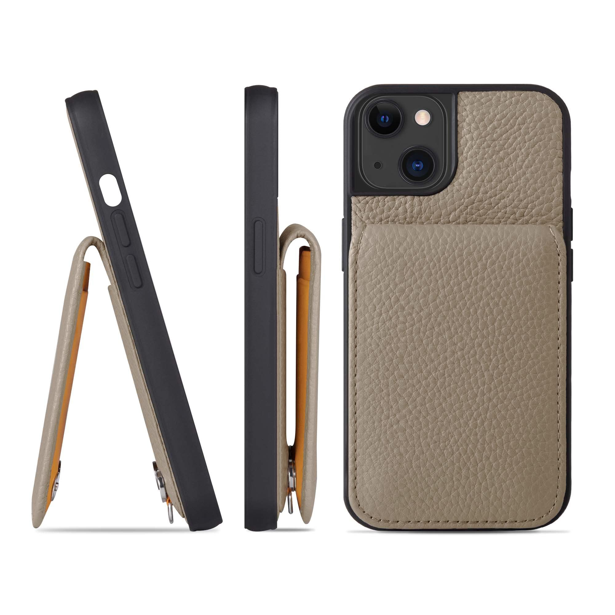Amazon.co.jp: HANATORA for iPhone 15 ケース バンパー型 本革