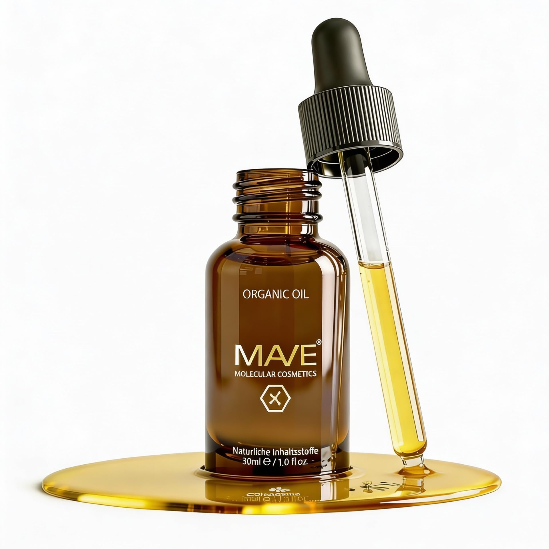MAVE Organic Öl – SOS Oil für Haut & Nägel | Natürliches Pflegeöl bei Pickeln, Rissiger Haut, Gereizter Kopfhaut & mehr | Regenerierend & Vielseitig Einsetzbar | 30 ml