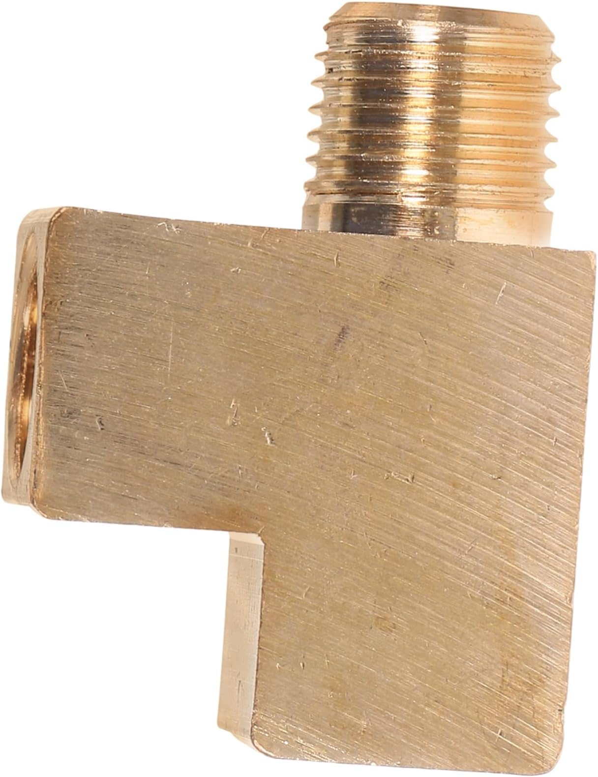 Cabilock Oil Pump Tee Fitting Elbow Connector for Hose Pipe Diesel Heater Fuel Line and Plumbing Fittings Thread and Copper Material